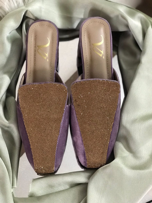 Eleganza Heels Purple