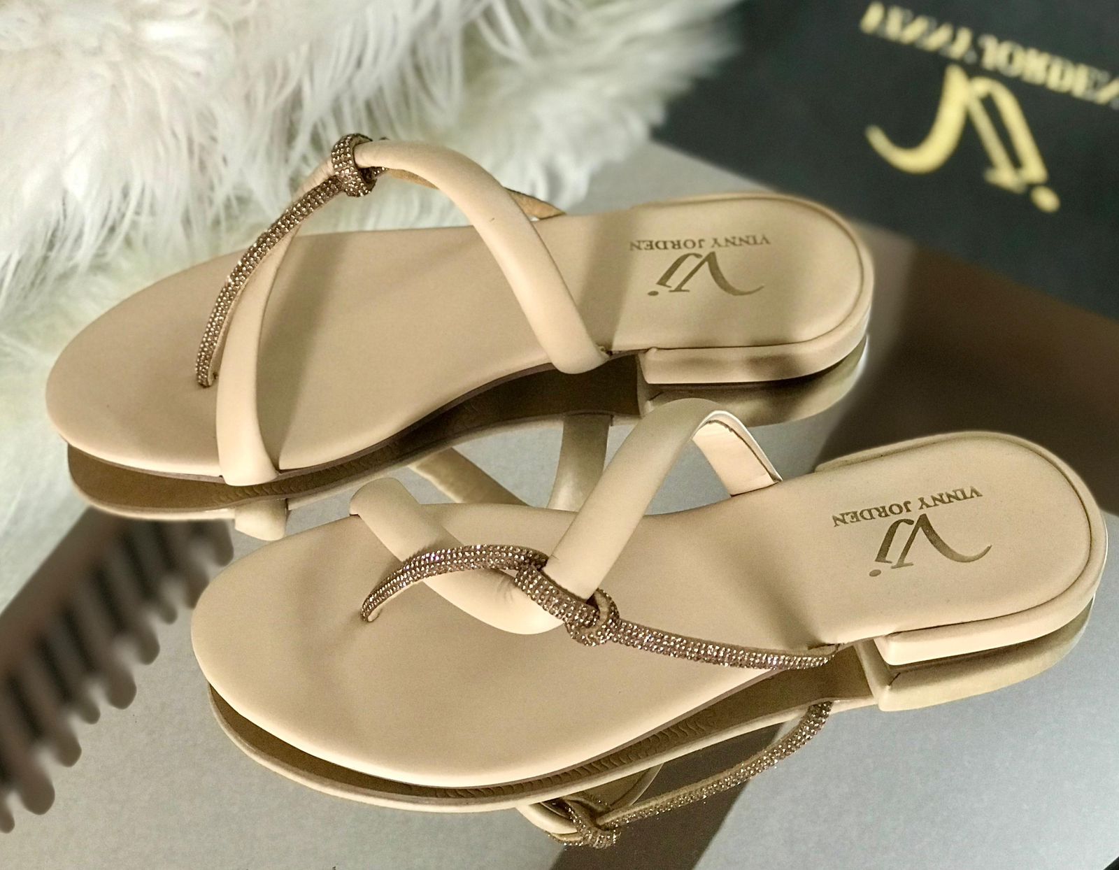 Vj Mash Slippers Fawn