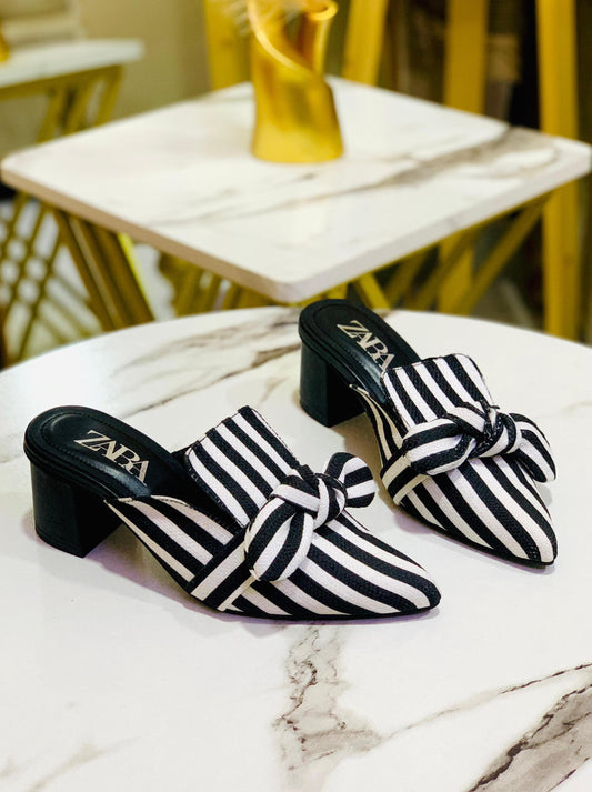 Zebra Knot Heel
