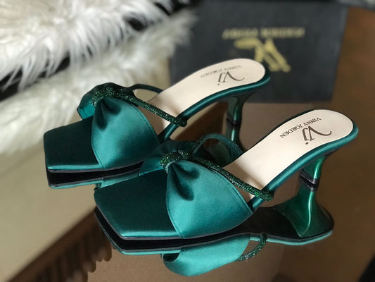 Cross Sandal Green