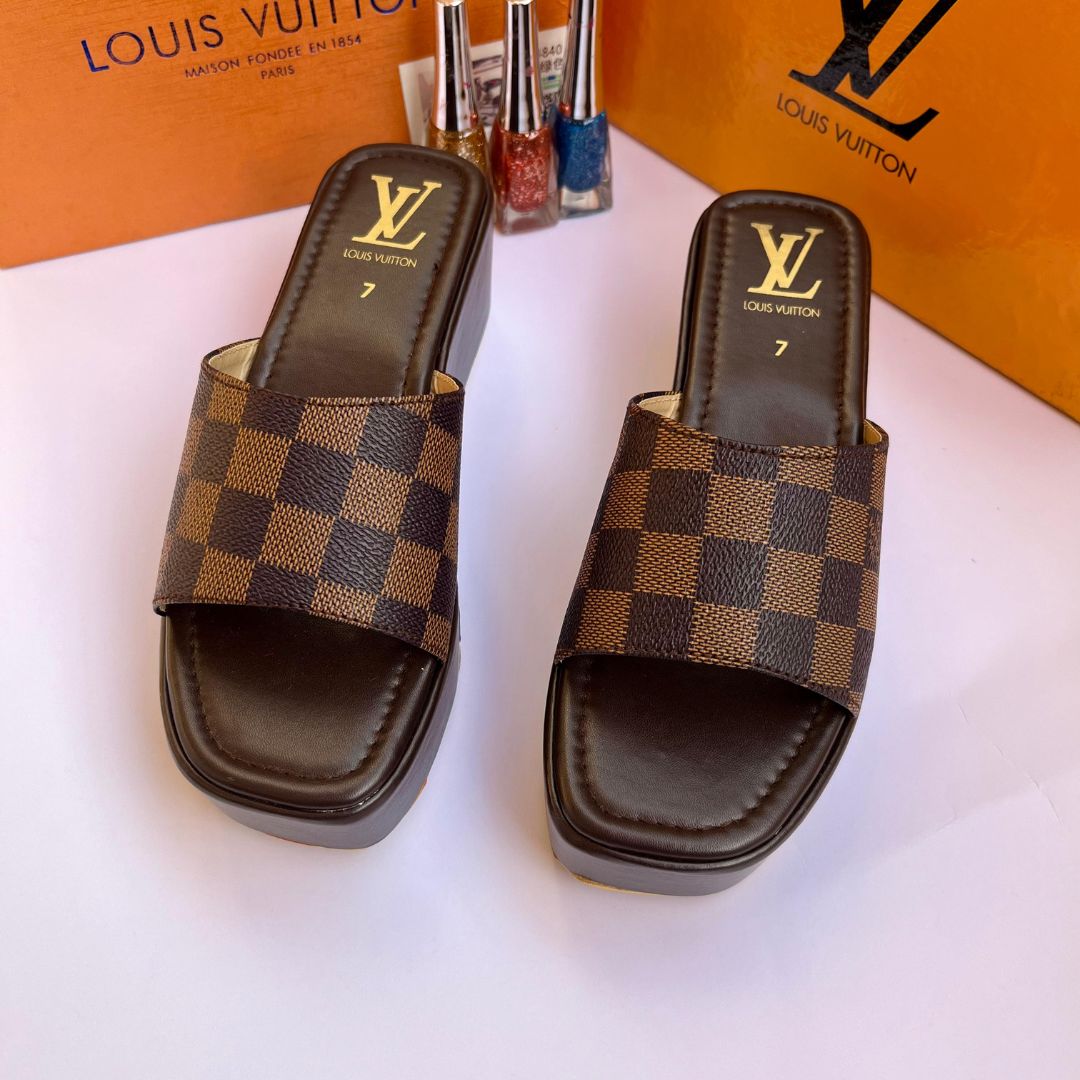 Lv Wedges Brown