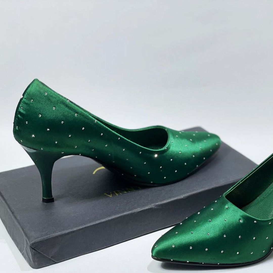 Elden Green women Court shoes