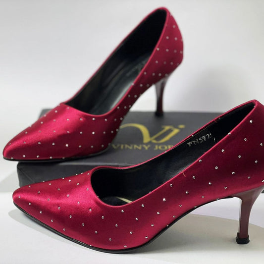 Elden Red women Court shoes