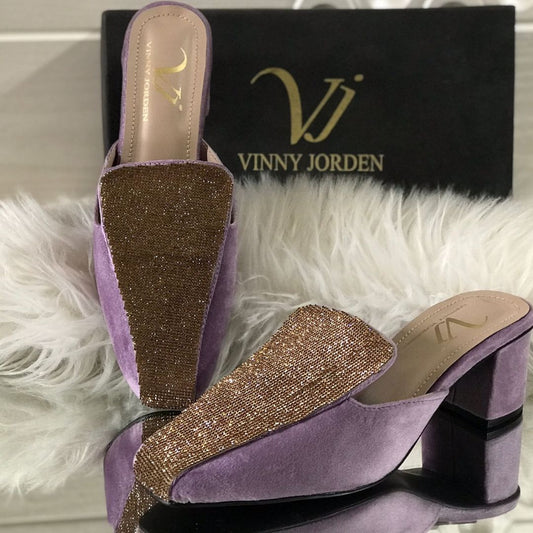 Eleganza Heels Purple