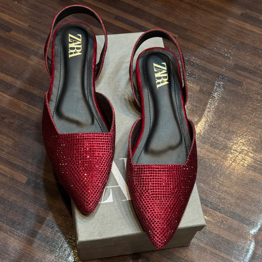 Sparkle Flat Maroon