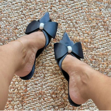 Fleur Bow Heel