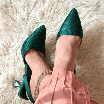 Sparkle Heel Green